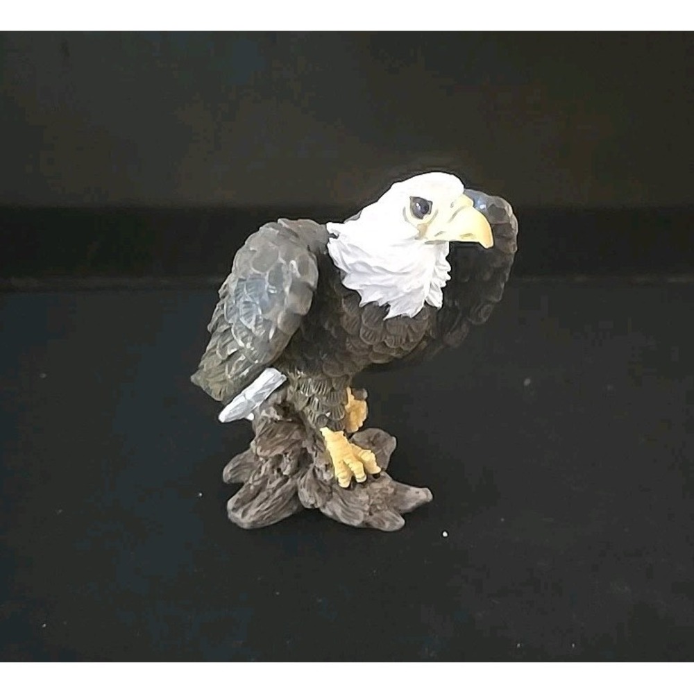 Bald Eagle‎ Figurine Statue Wildlife Desk Decor Ornament Home Decoration 4"